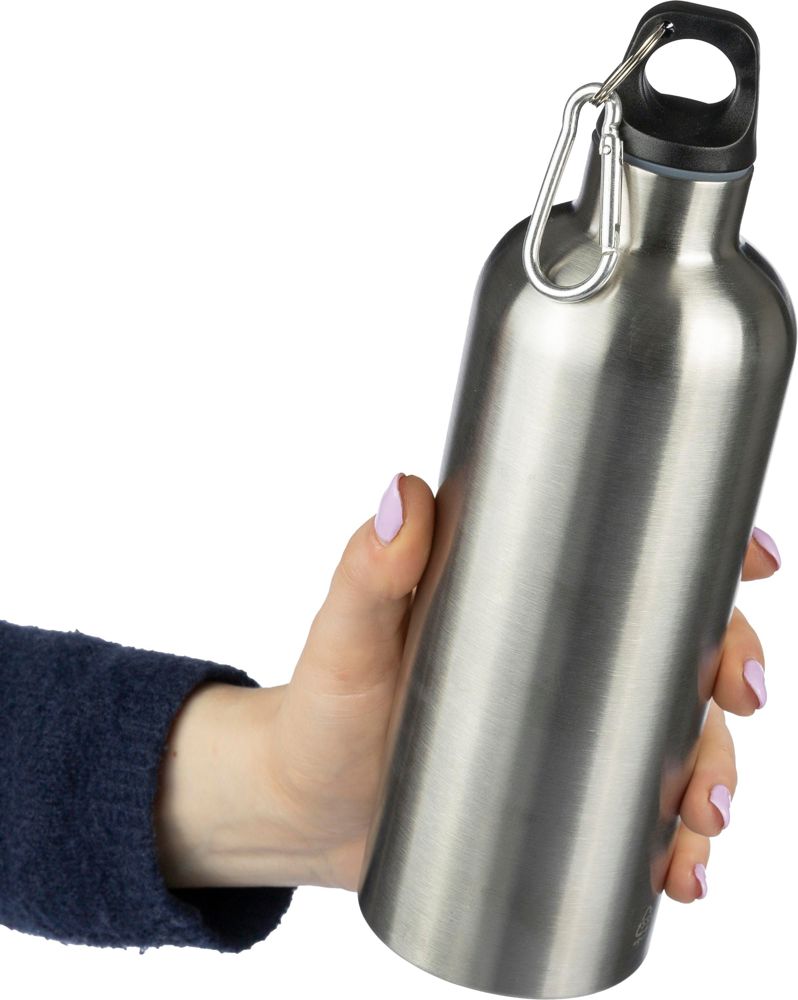 Gerecyclede roestvrijstalen enkelwandige fles (750 ml) Emeric