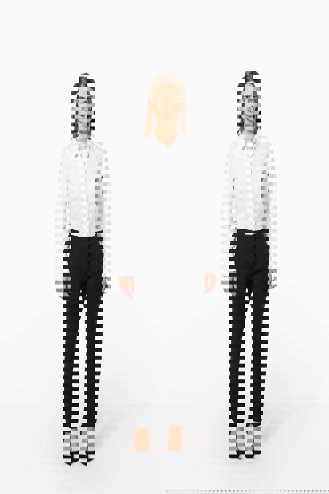 K538C - Dames non-iron blouse lange mouwen