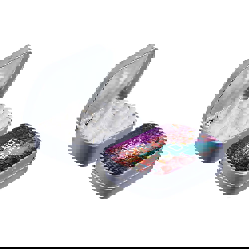 Mini scharnierblikje gevuld met pepermunt