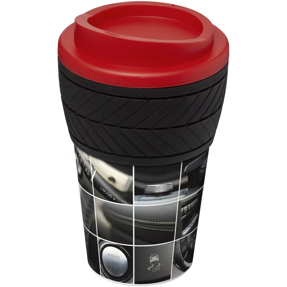 Brite Americano® tyre 350 ml geïsoleerde beker - Rood