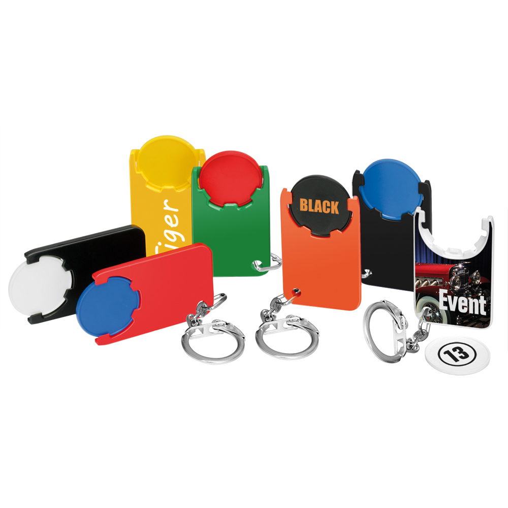 Chiphouder met winkelwagenmuntje 1€ "Beta"