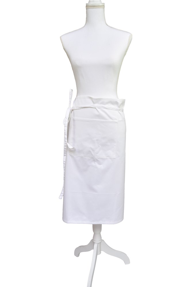 P1240 - French cook schort - wit