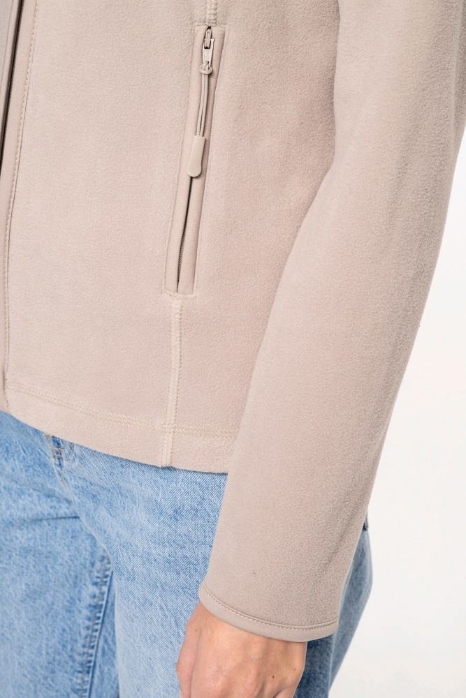 K907 - Microfleece met rits dames