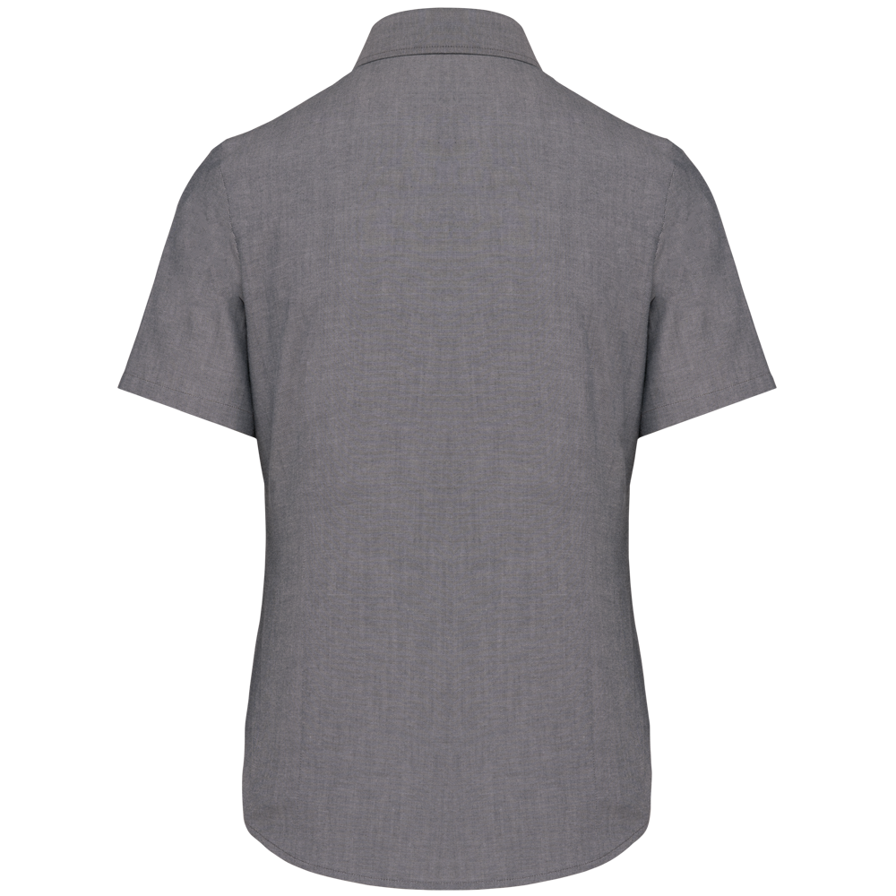 K536C - Dames Oxford blouse korte mouwen