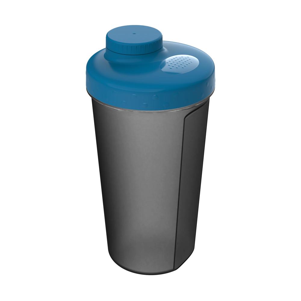 Shaker "Energie", 0,60 l - transparant-grijs/oceaan