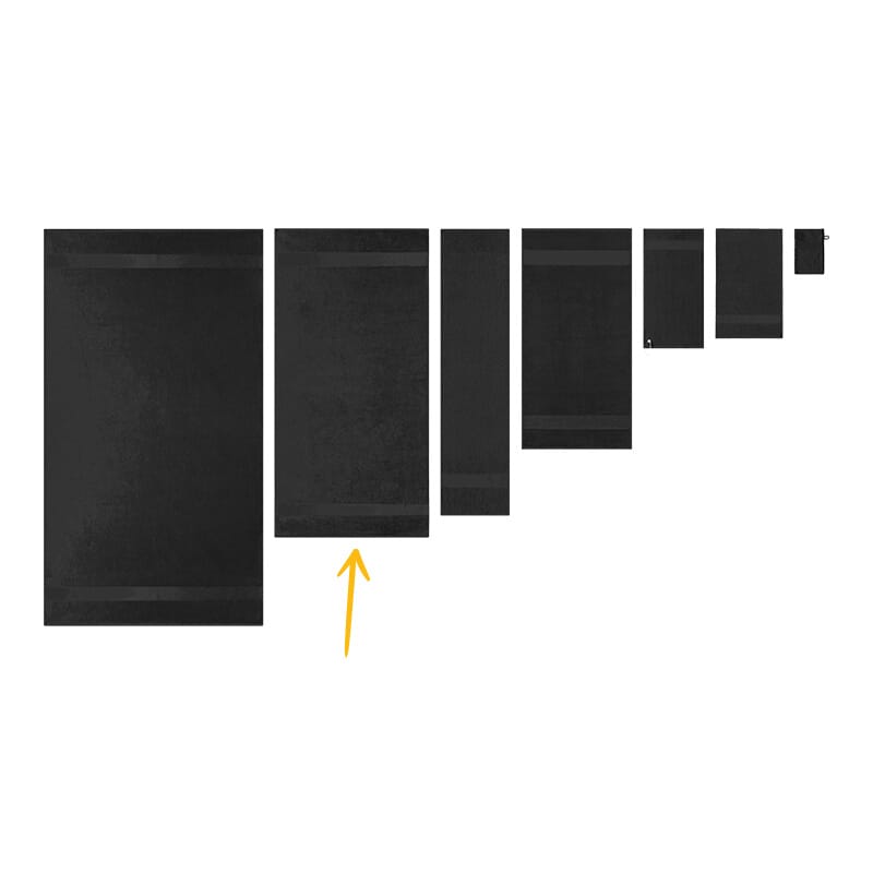 Sophie Muval handdoek 140x70 cm, 450 gr/m²