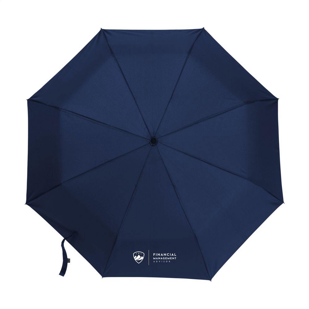 Carabiner RCS RPET opvouwbare paraplu 21 inch