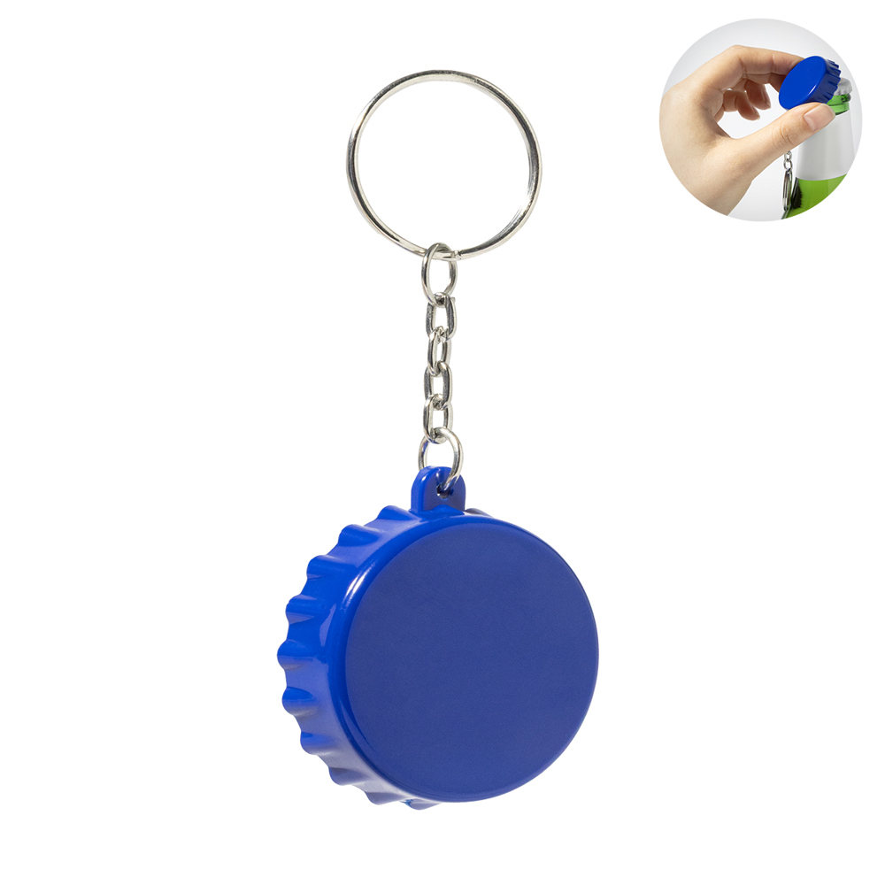 Popcap - RABS flesopener sleutelhanger - Blauw
