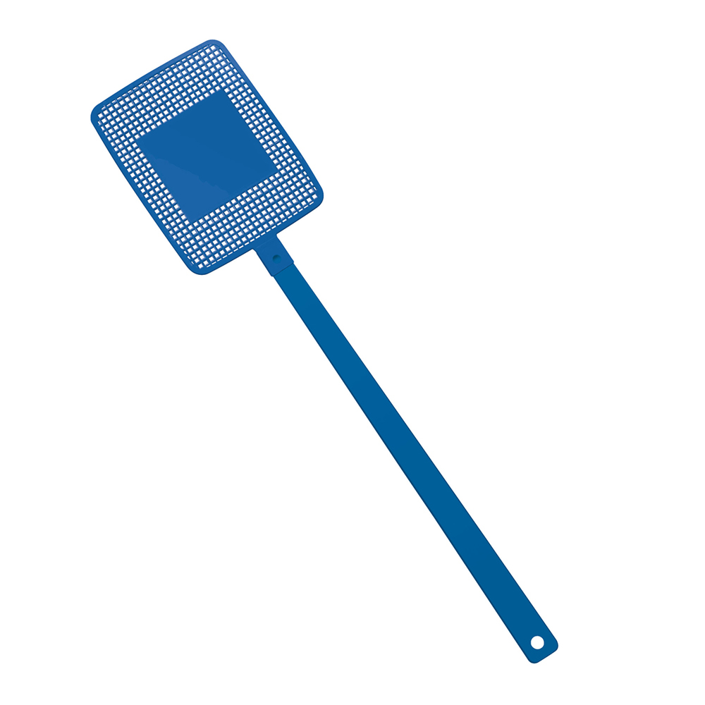 Vliegenmepper "vierkant" - blauw/blauw