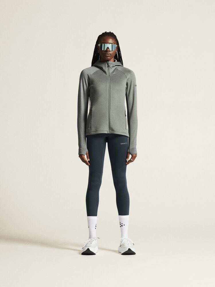 Craft - ADV Explore Power Fleece Hood Jacket W Leaf L
