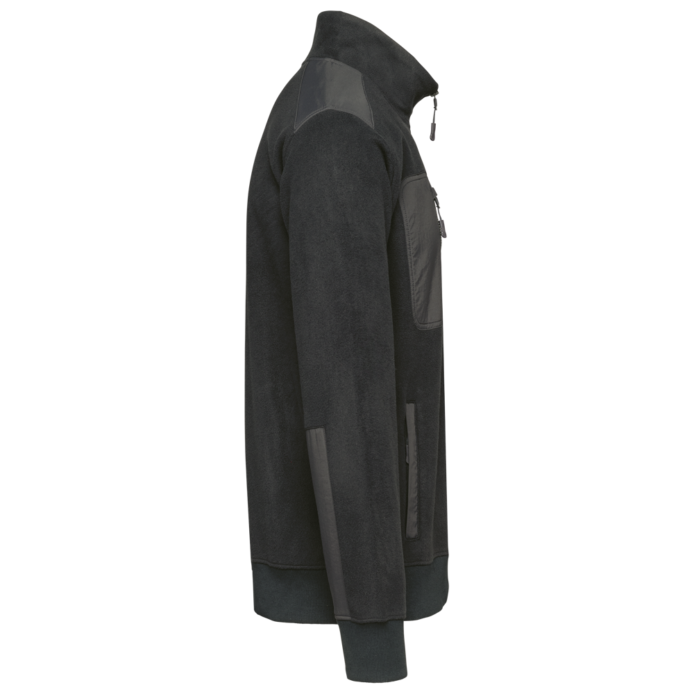 WK905 - Ecologishe fleece met ritskraag unisex