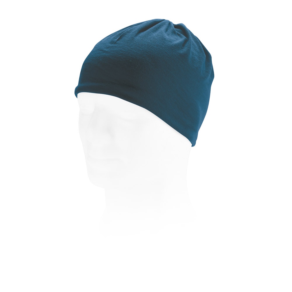 CHARLOTTE. Multifunctionele bandana (130 g/m²) - Blauw