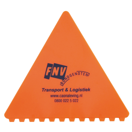 ALSEN IJskrabber Driehoek - oranje