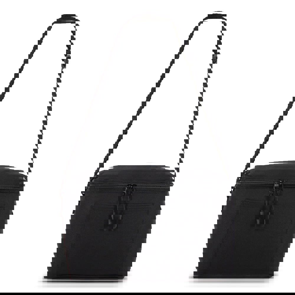 600D gerecycled PET koeltas voor 6 blikjes 25 x 14.5 x 15.5 cm 5 L