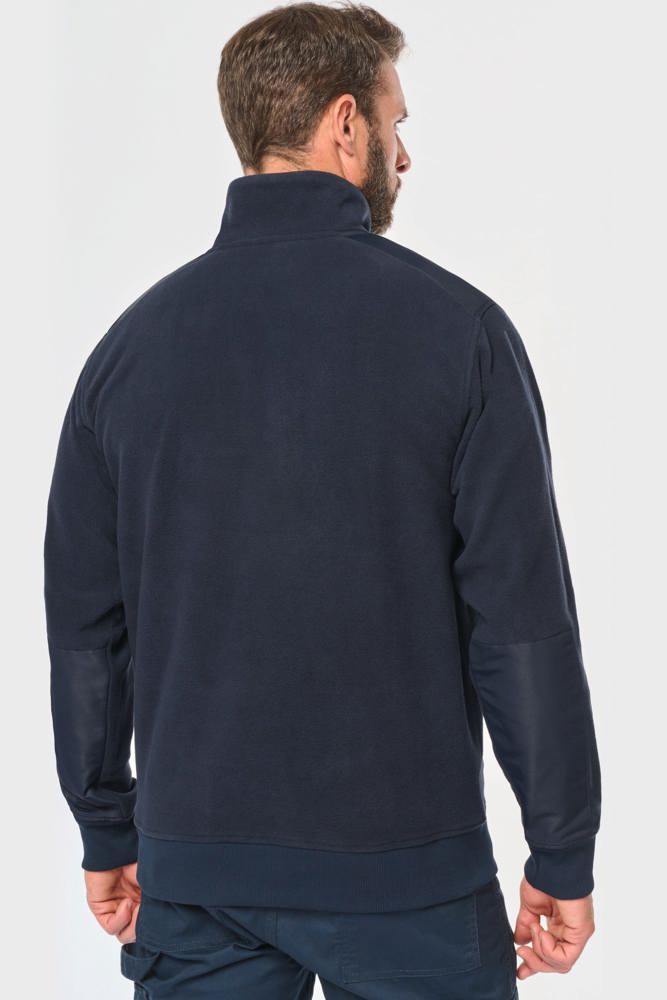 WK905 - Ecologishe fleece met ritskraag unisex