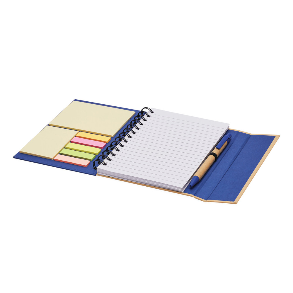 MAGNY - Notitieboekje van gerecycled papier met balpen