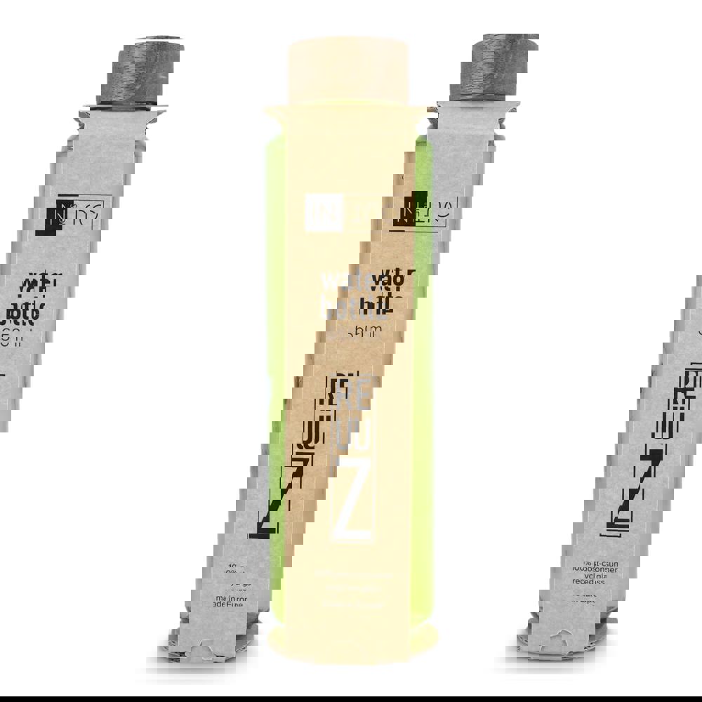 InSideOut Gerecyclede glazen Waterfles ReuuZ met houten dop 650 ml