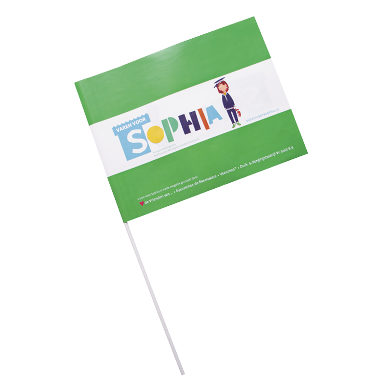 Supportersvlaggen papier