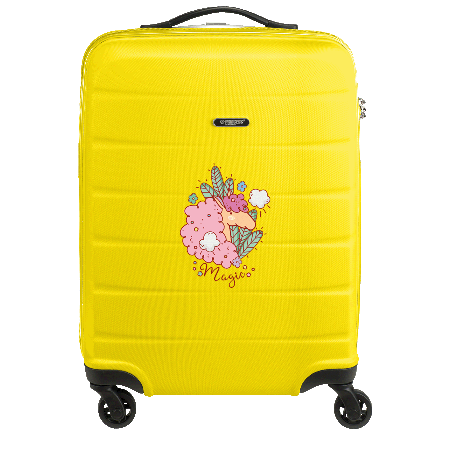 Koffer Princess Traveller Grenada mat finish 65L - Geel