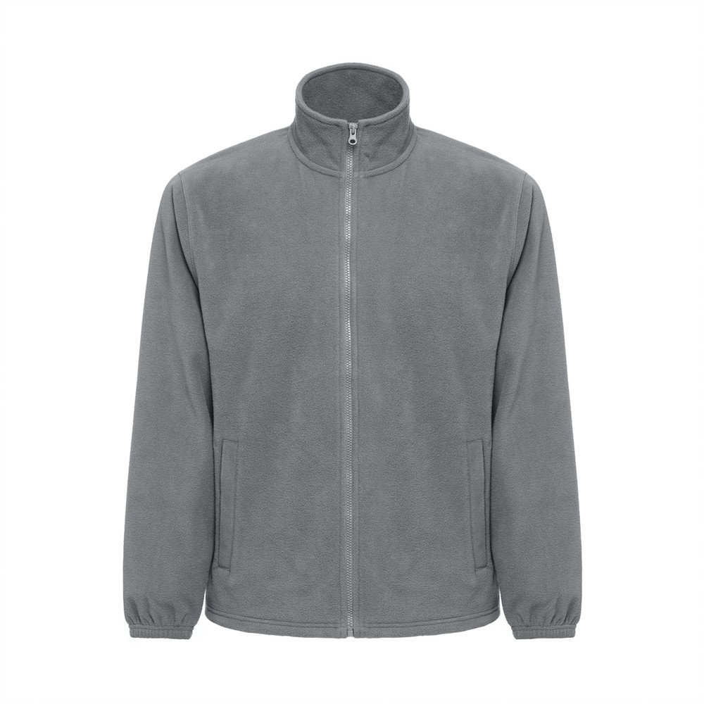 THC GAMA. Heren fleecejack met hoge dichtheid van polyester - Grijs