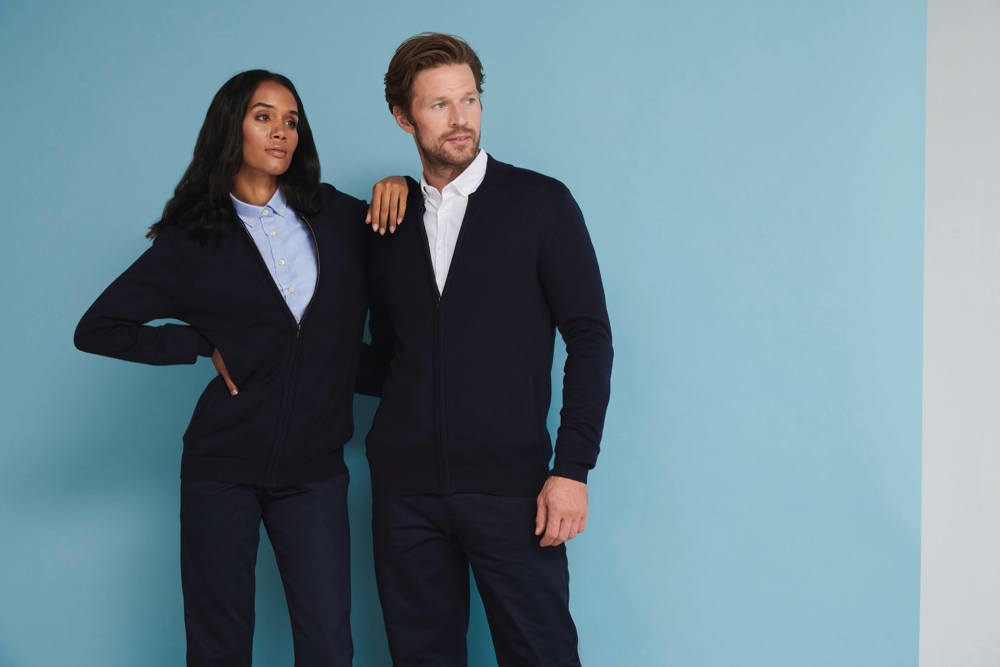 H718 - Cardigan met rits