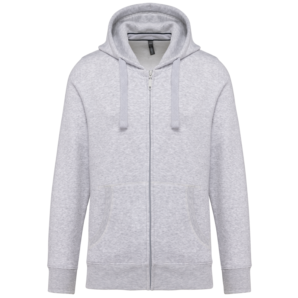 - Hooded Sweater Met Rits