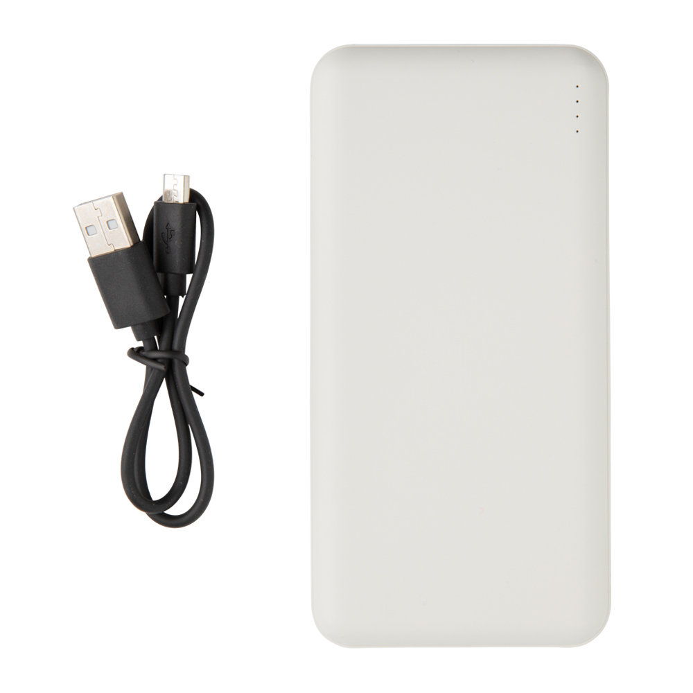 High density 10.000 mAh zakformaat powerbank