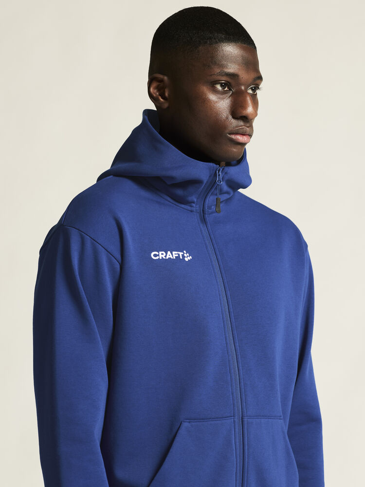 Craft - Community 2.0 Logo FZ Hoodie M Club Cobolt S