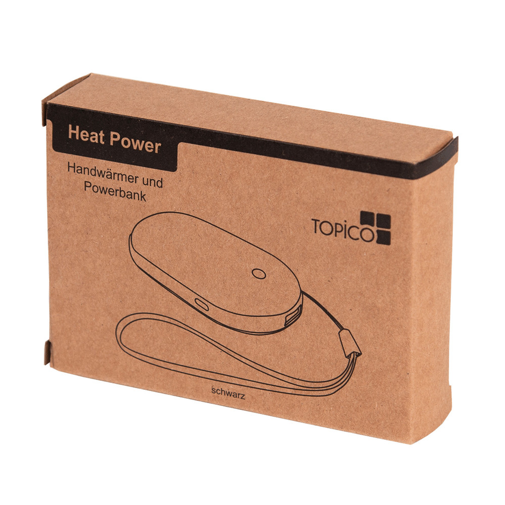 HEAT POWER - Powerbank en zak-/handwarmer