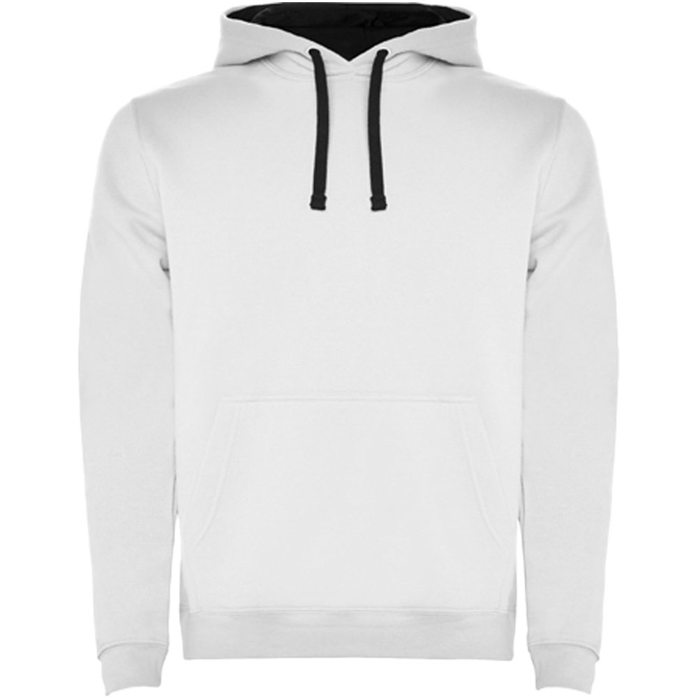 Urban hoodie voor heren - Wit, Marineblauw
