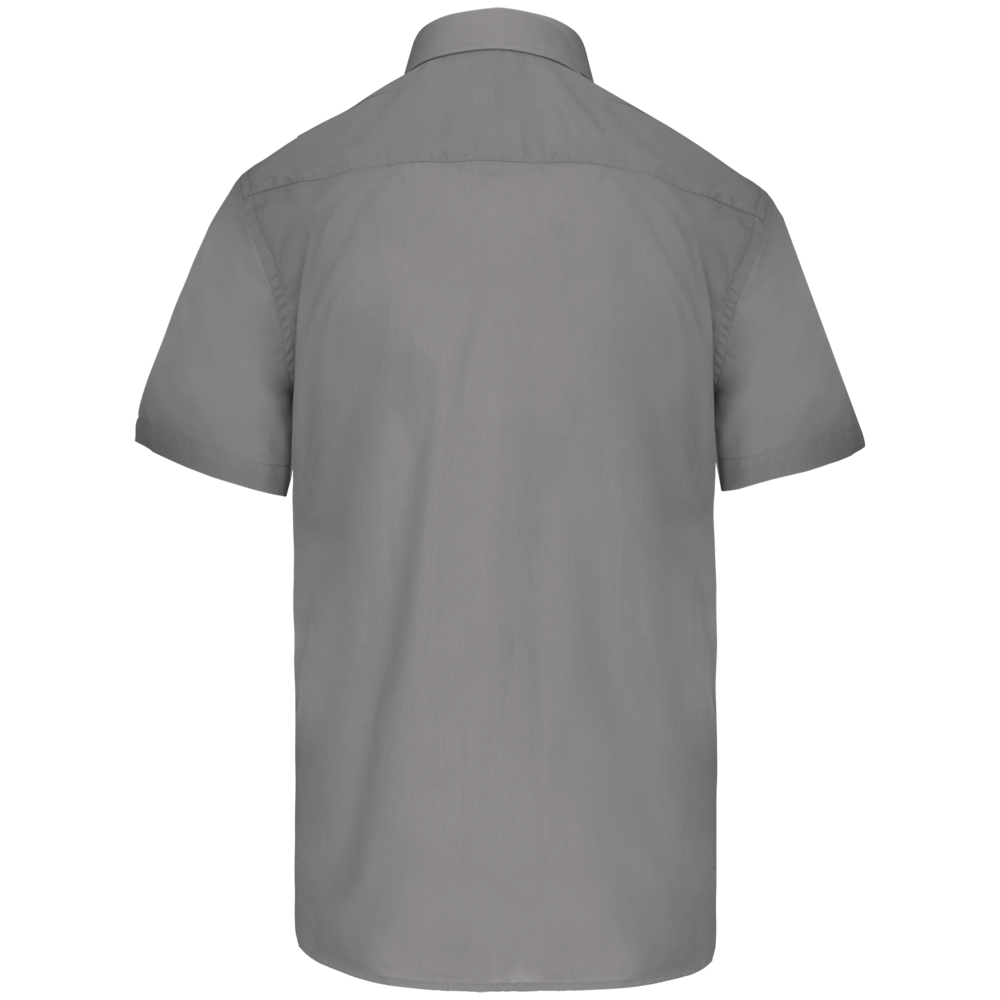 K551C - Overhemd in onderhoudsvriendelijk polykatoen-popeline korte mouwen heren