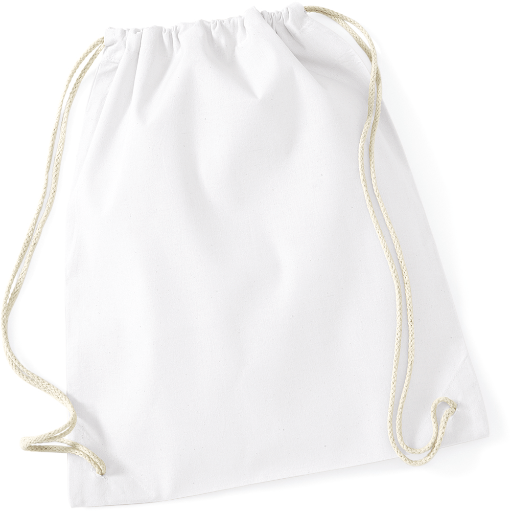 - Katoenen gymtas - White