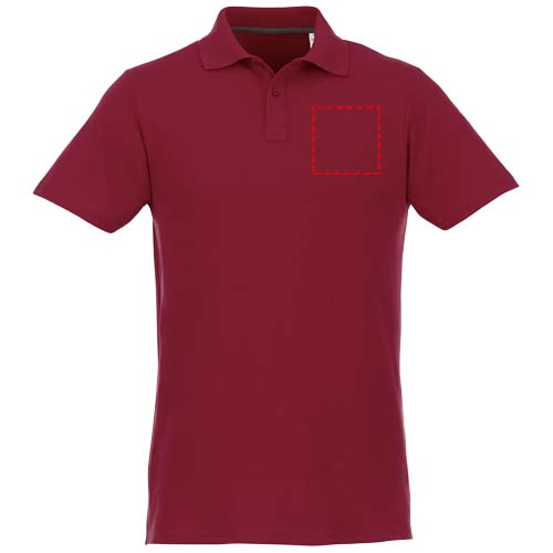 Helios 180 g/m² herenpolo met korte mouwen