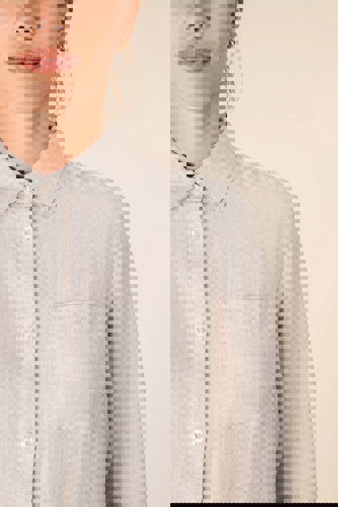 SP505 - Linnen damesblouse