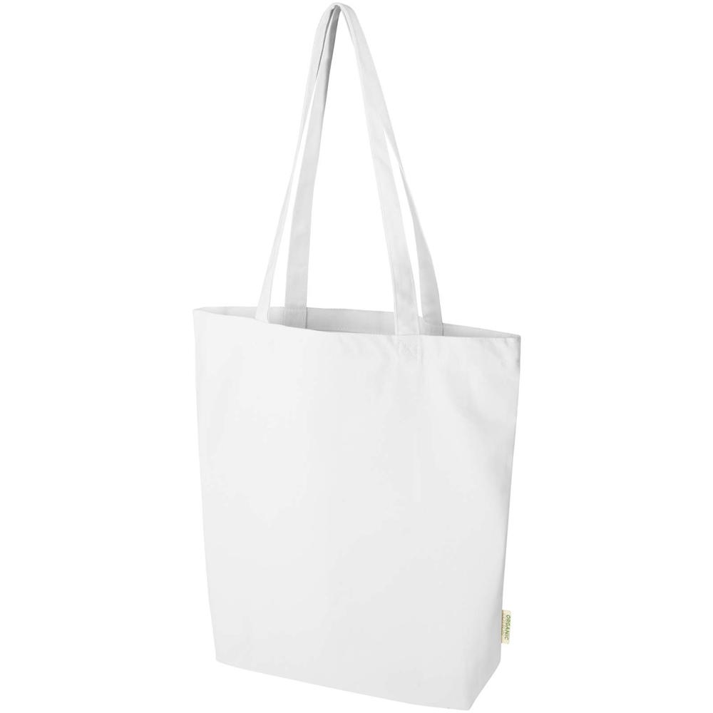 Odisha 270 g/m² OCS biologisch katoenen draagtas 10L - Wit