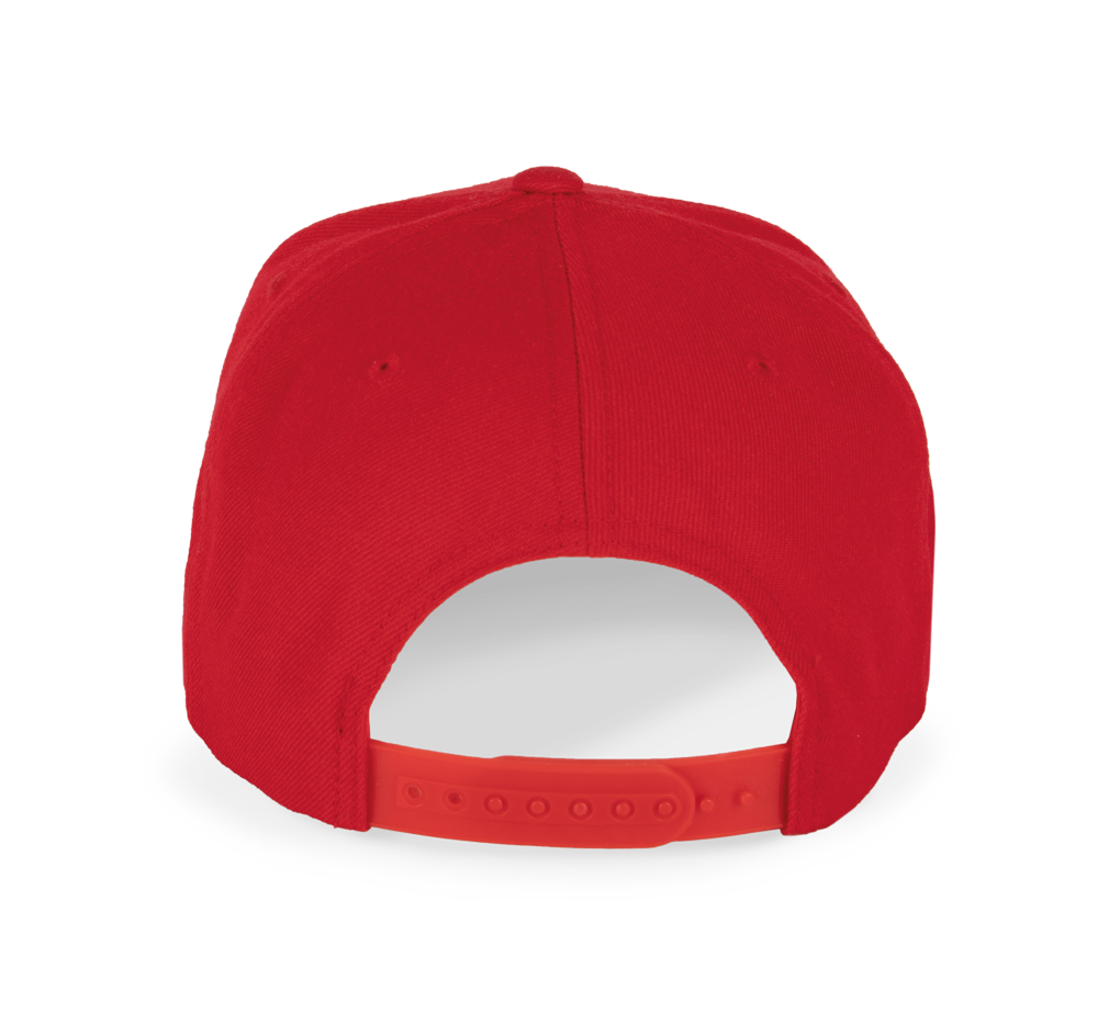 KP910 - Flexfit  pet met platte zonneklep - 6 panelen