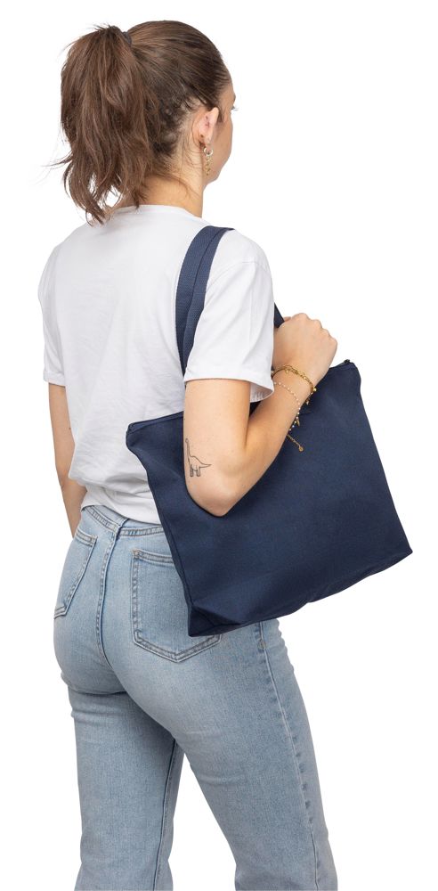 Gerecyclede polycotton (330 gsm) draagtas Malina