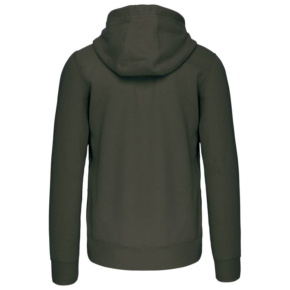 K454C - Hooded Sweater Met Rits