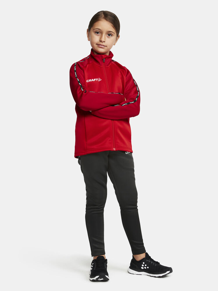 Craft - Squad 2.0 Full Zip Jr Bright Red-Express 110/116