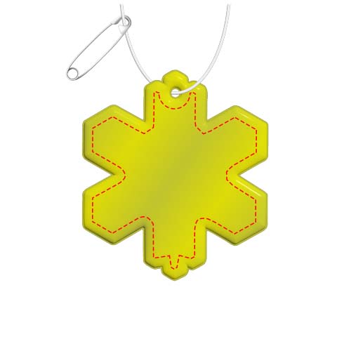 RFX™ H-10 reflecterende TPU hanger met sneeuwvlok