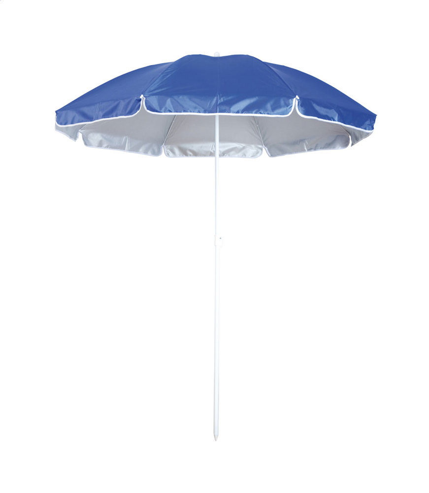 Kuramo - strand parasol - blauw/wit