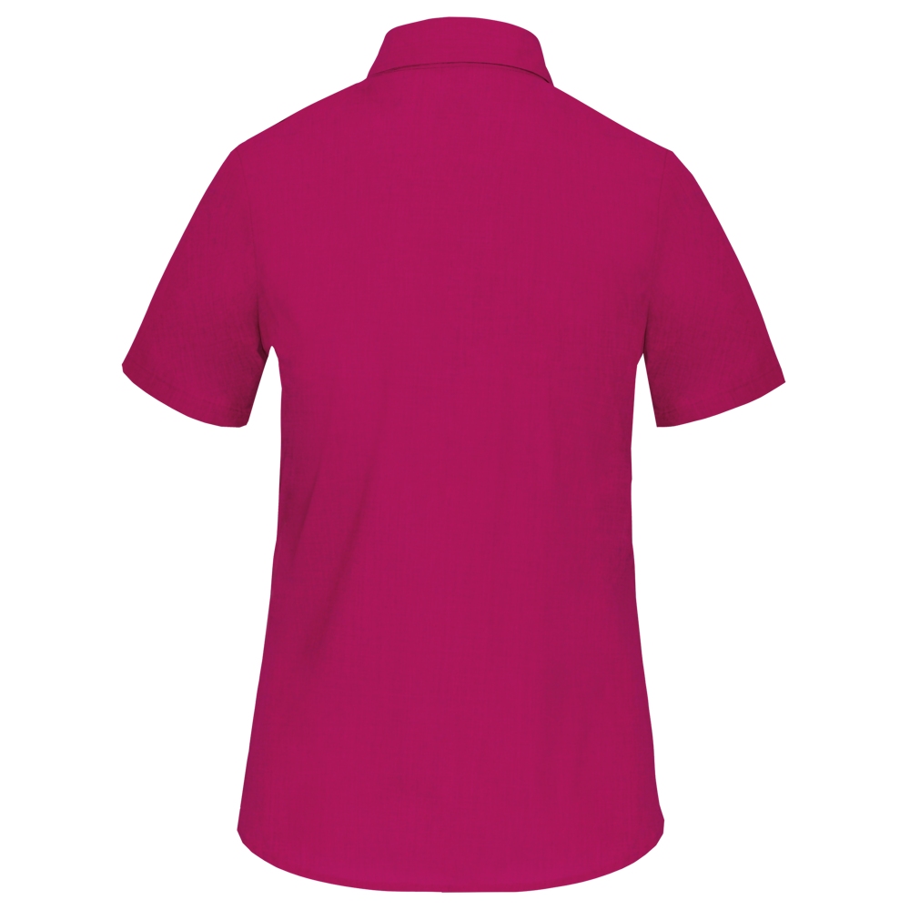 K548C - Overhemd in onderhoudsvriendelijk polykatoen-popeline korte mouwen dames