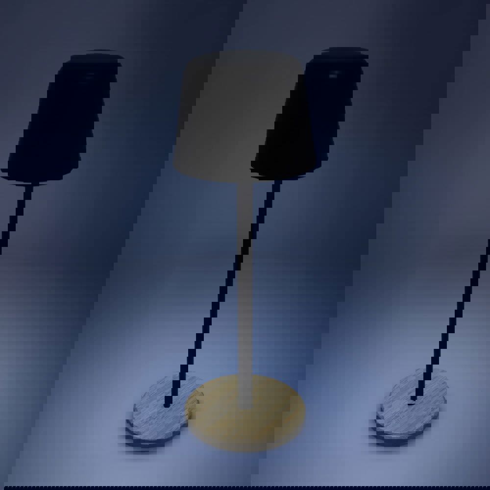 Solis Dimbare Tafellamp met Bamboe basis