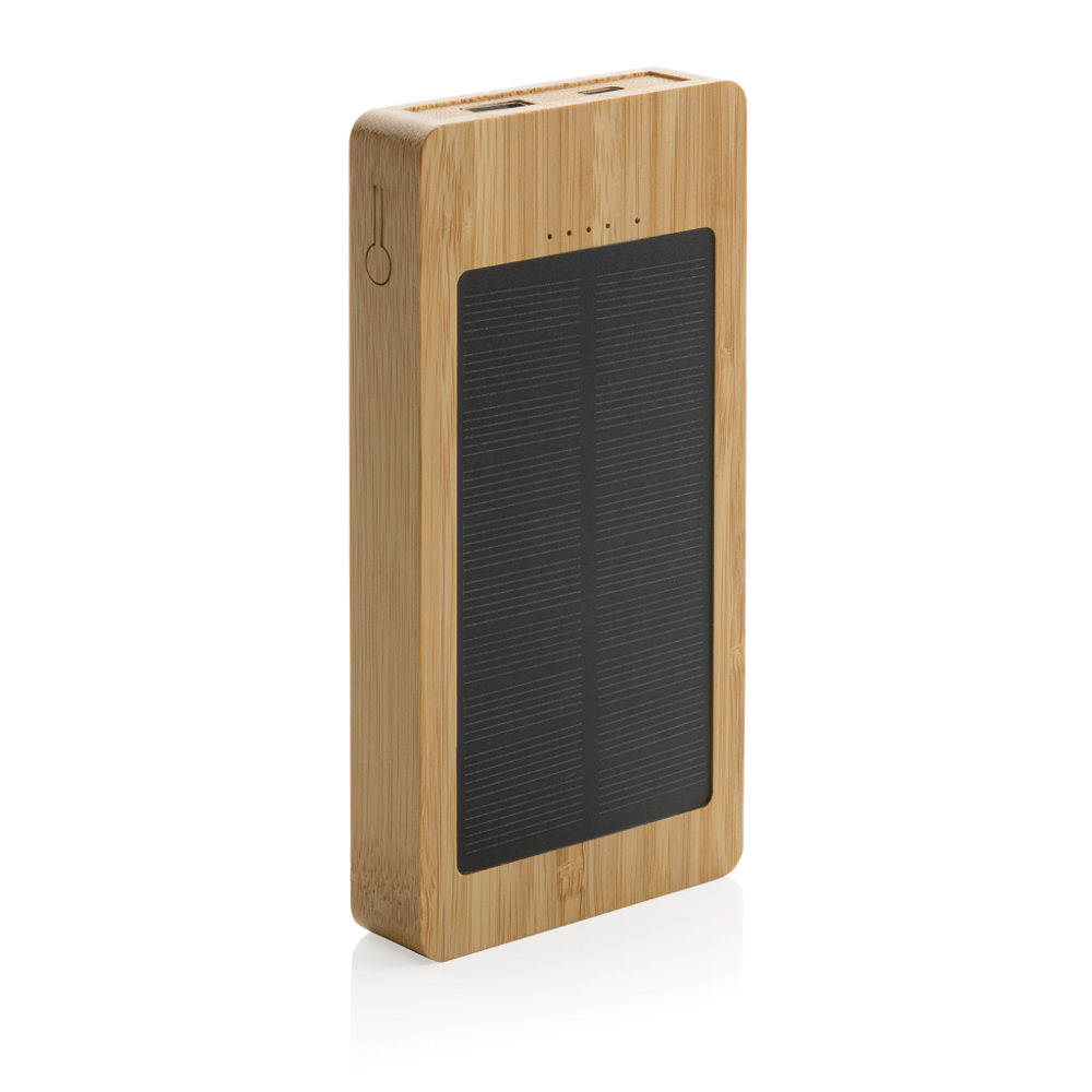 Sunwick 10.000 mAh bamboe solar powerbank