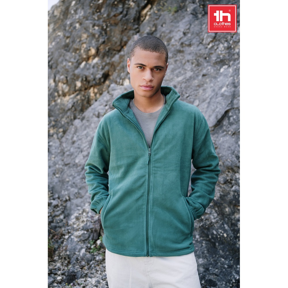 THC GAMA. Heren fleecejack met hoge dichtheid van polyester