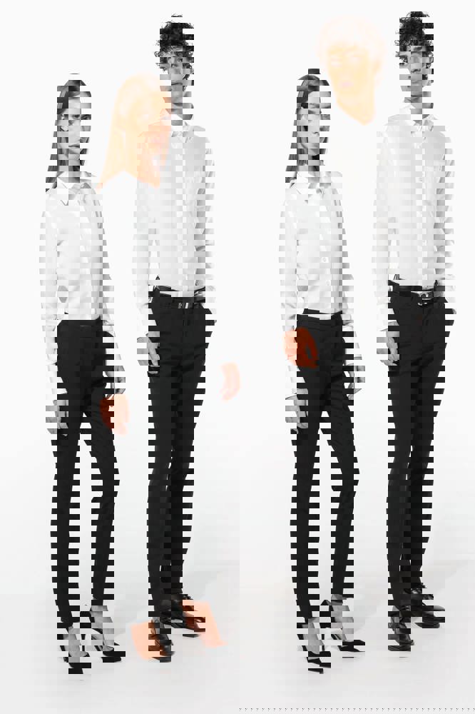 K538C - Dames non-iron blouse lange mouwen