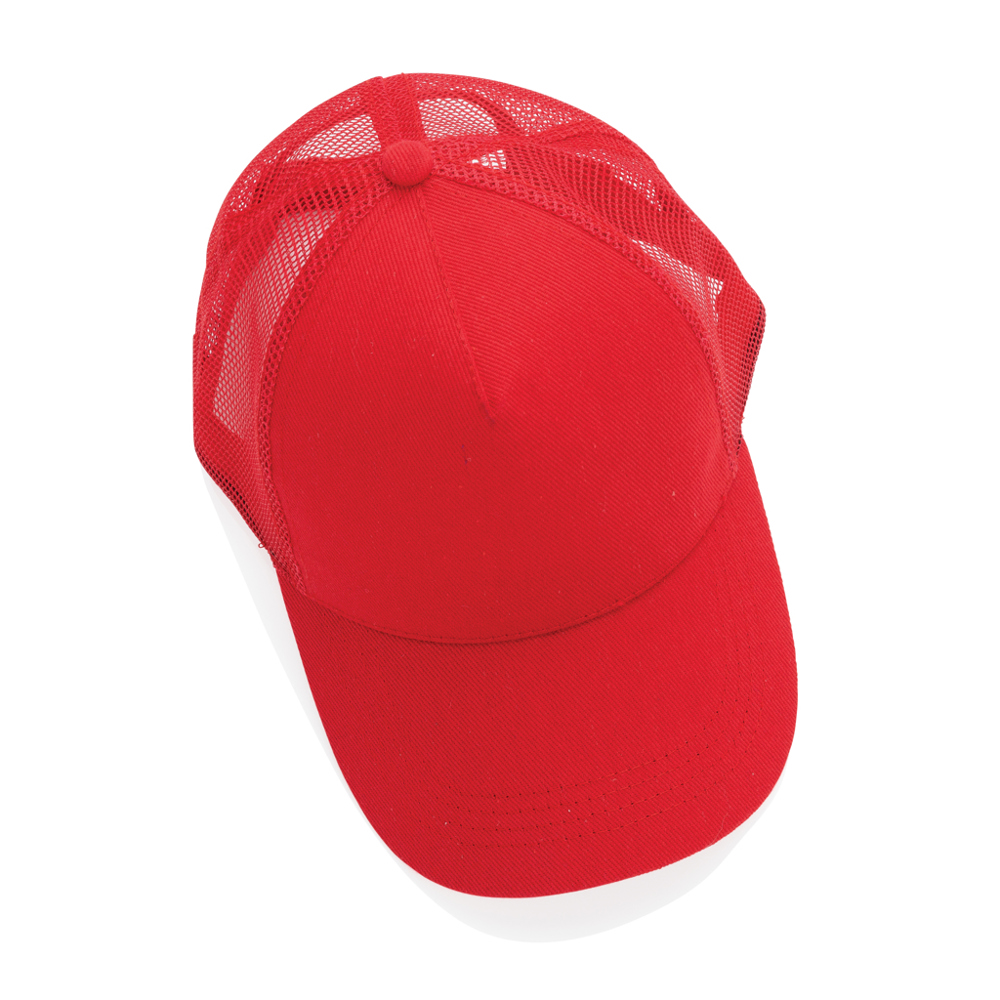 Impact AWARE™ 5 panel recycled katoenen truckercap