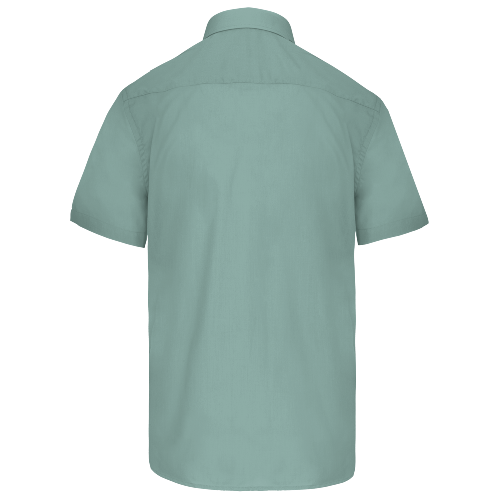 K551C - Overhemd in onderhoudsvriendelijk polykatoen-popeline korte mouwen heren