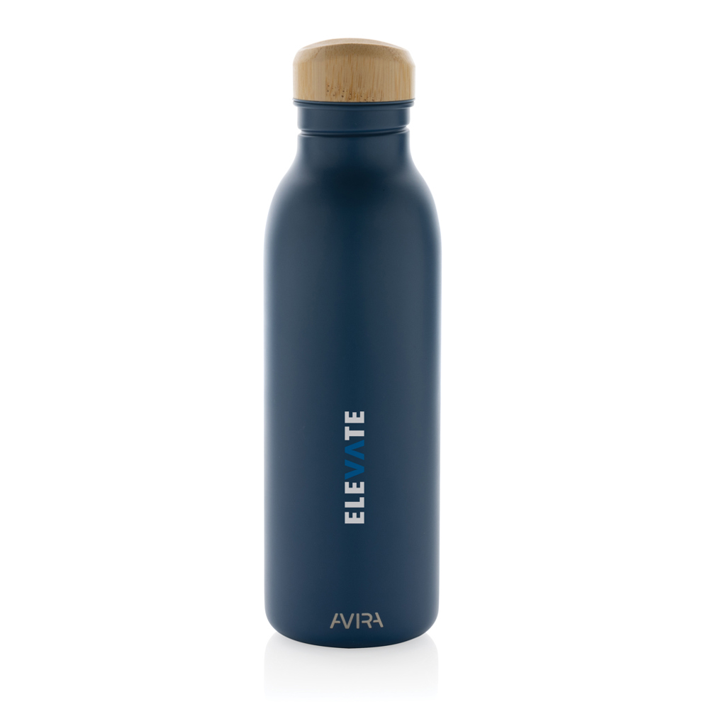 Avira Alcor RCS gerecycled RVS enkelwandige waterfles 600ML