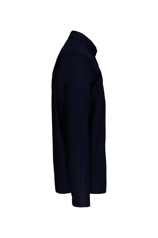K541C - Heren poplin overhemd lange mouwen
